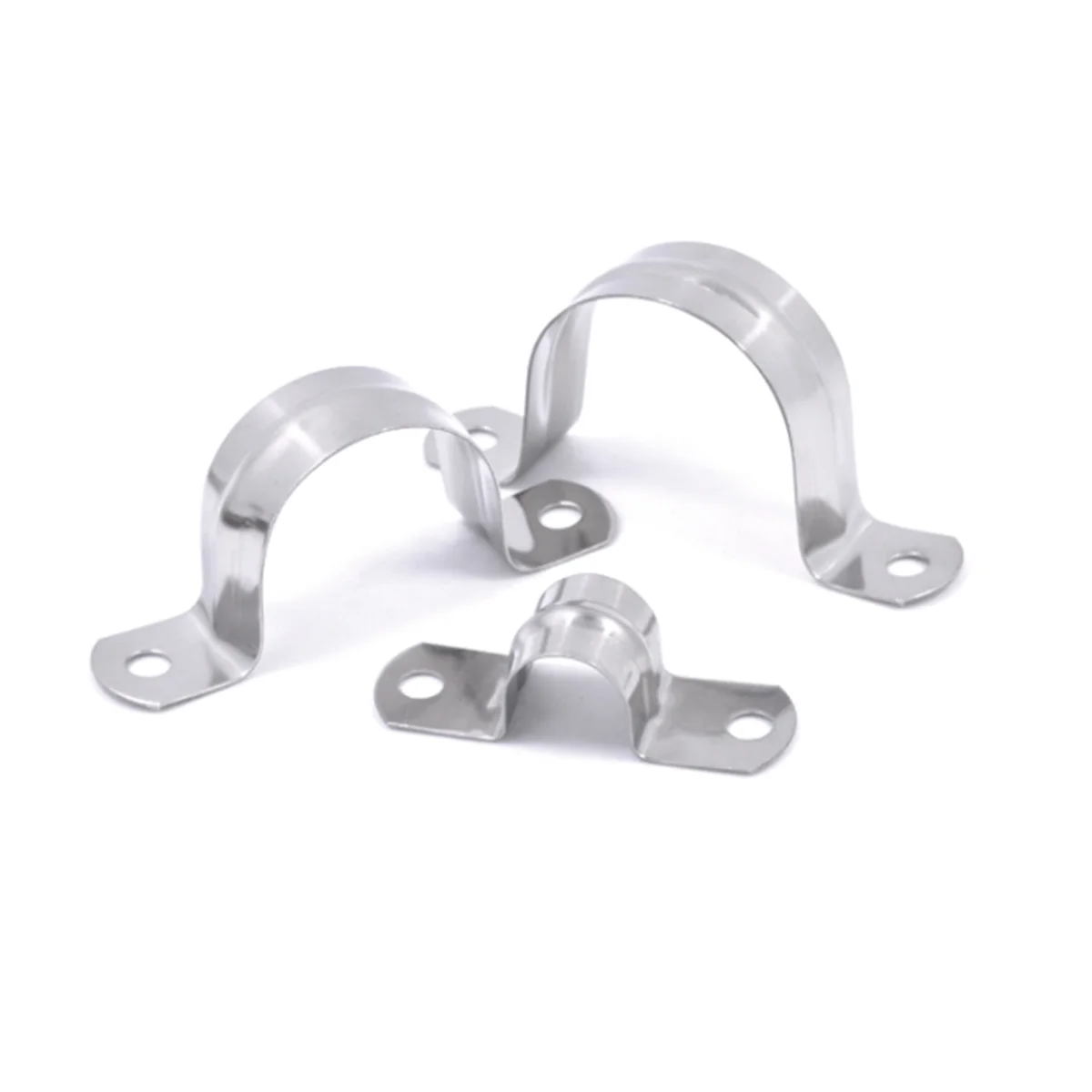 

201 Stainless Steel Fixed Water Pipe Clamp u-Shaped Buckle