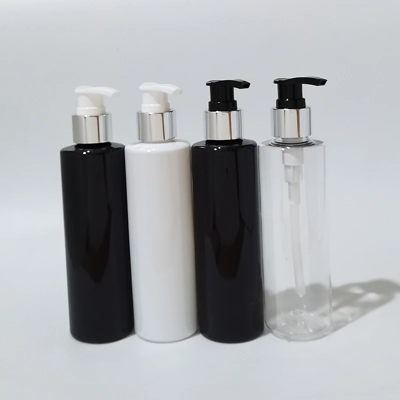 200ml Empty PET Lotion Pump Bottle,White Black Plastic Cosmetic Container,Empty Shampoo Sub-bottling,Essential Oil Bottle
200ml Empty PET Lotion Pump Bottle,White Black Plastic Cosmetic Container,Empty Shampoo Sub-bottling,Essential Oil Bottle