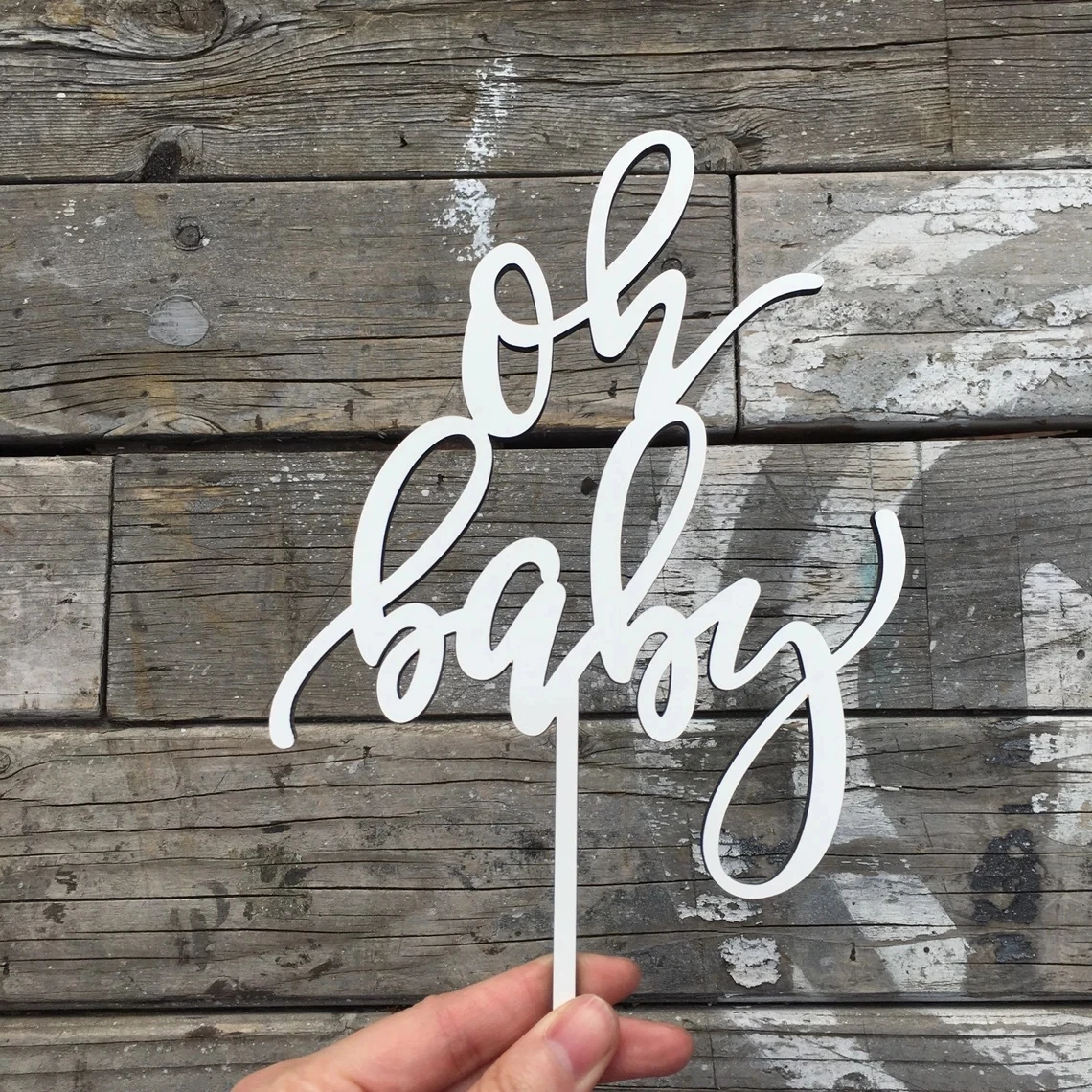Oh Baby Cake Topper | Baby Shower Cake Topper | Party Decorations | cake topper | Laser Cut Wood Topper
Oh Baby Cake Topper | Baby Shower Cake Topper | Party Decorations | cake topper | Laser Cut Wood Topper