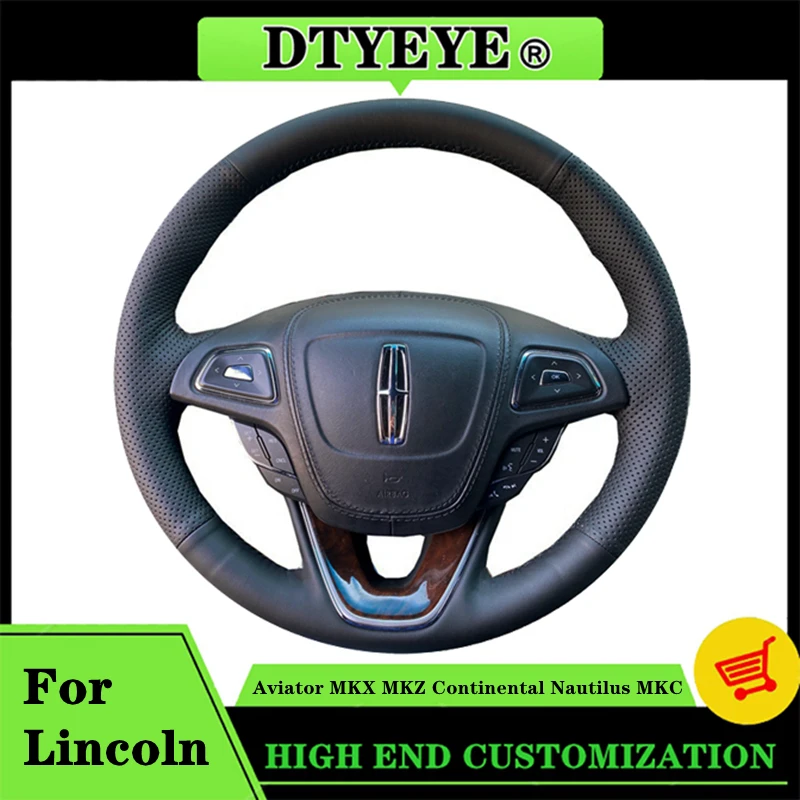 Customized Car Steering Wheel Cover For Lincoln Aviator MKX MKZ Continental Nautilus MKC Microfiber Leather Steering Wheel Braid
Customized Car Steering Wheel Cover For Lincoln Aviator MKX MKZ Continental Nautilus MKC Microfiber Leather Steering Wheel Braid