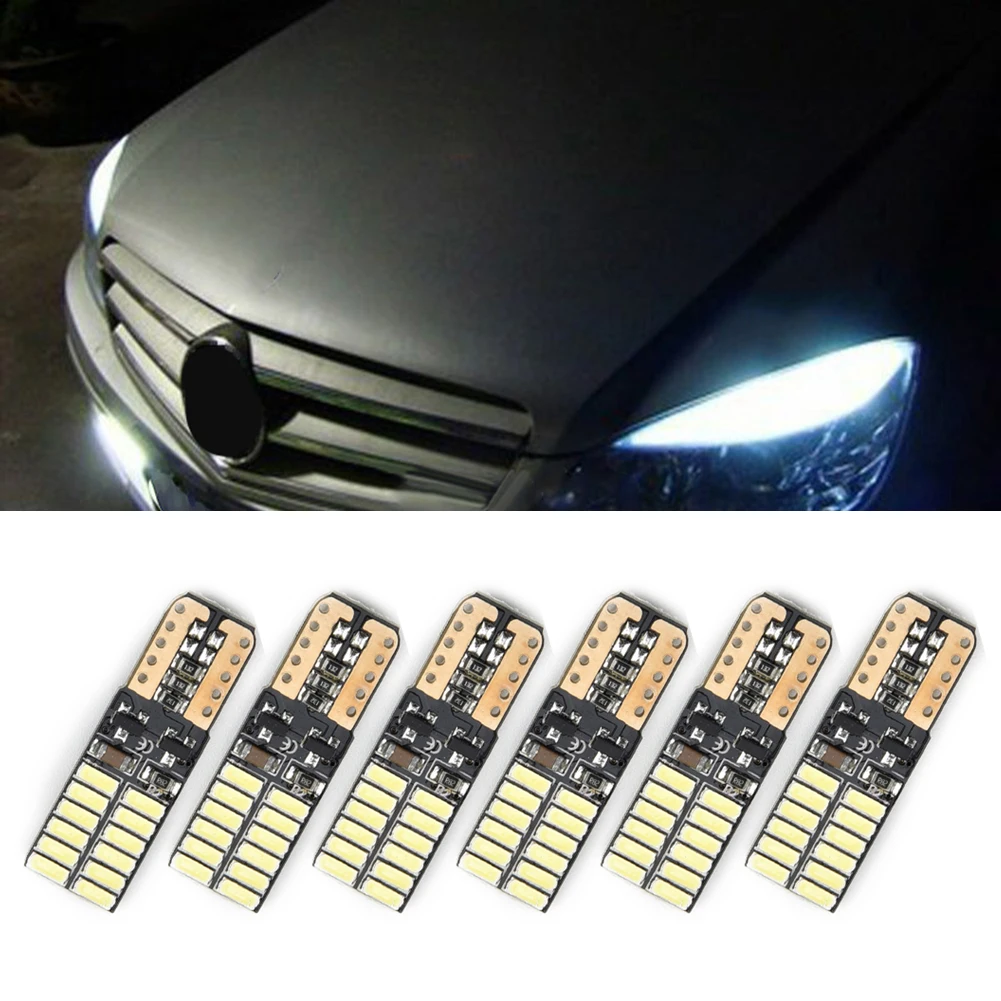 6Pcs T10 W5W LED Lights Bulb 6000K White Error Free For Mercedes W204 5W DC12-24V Super Bright Car Width Light Parking Light
6Pcs T10 W5W LED Lights Bulb 6000K White Error Free For Mercedes W204 5W DC12-24V Super Bright Car Width Light Parking Light