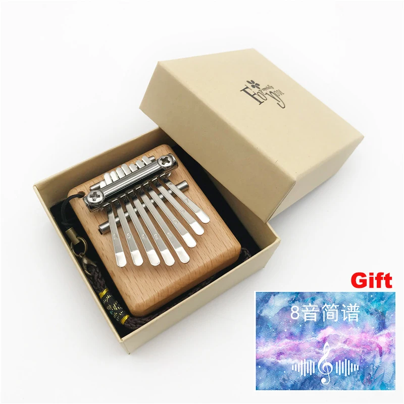 Пианино Kalimba портативное на палец, 8 клавиш, деревянный/акриловый маленький музыкальный инструмент для детей и взрослых
Пианино Kalimba портативное на палец, 8 клавиш, деревянный/акриловый маленький музыкальный инструмент для детей и взрослых