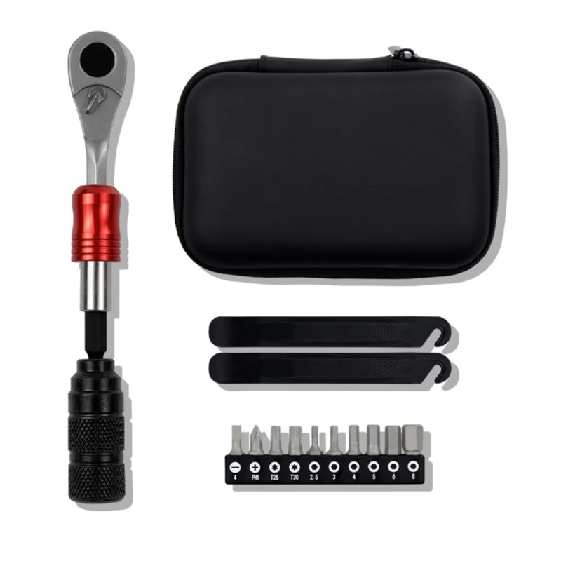 yunyun Bikes Multitool with Bit Ratchet Set Ratchet Wrenches with 10 Bit 1/4Inch Ratchet Repair Tool Tire Wrenches
yunyun Bikes Multitool with Bit Ratchet Set Ratchet Wrenches with 10 Bit 1/4Inch Ratchet Repair Tool Tire Wrenches