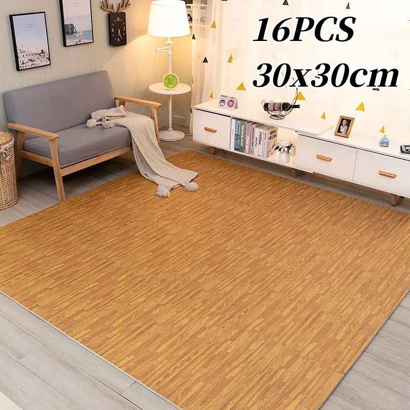 Floor Mats Wood Grain Play Mats 16PCS Baby Game Mat 30x30cm Baby Mat Foam Floor Mat Tatame Foot Mat Puzzle Mat Crawling Mats
Floor Mats Wood Grain Play Mats 16PCS Baby Game Mat 30x30cm Baby Mat Foam Floor Mat Tatame Foot Mat Puzzle Mat Crawling Mats