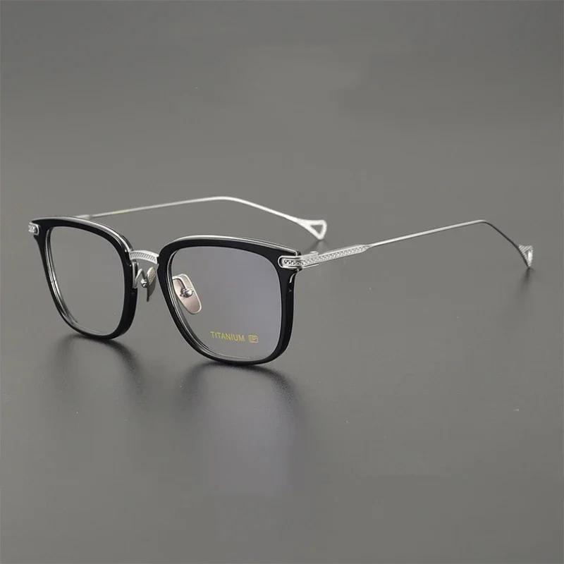 

STATESIDE Acetate Titanium Eyeglass frames DRX2066 Square Prescription Optical Eye Glasses Frame Men Spectacles Eyewear