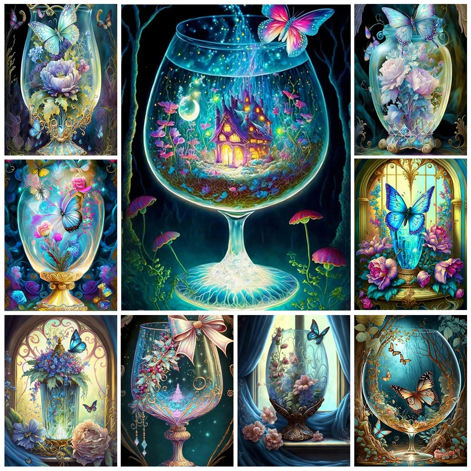 5D Diy Diamond Painting Cup Landscape Full Square/Round Embroidery Mosaic Butterfly Fantasy Home Decoration WE1678
5D Diy Diamond Painting Cup Landscape Full Square/Round Embroidery Mosaic Butterfly Fantasy Home Decoration WE1678