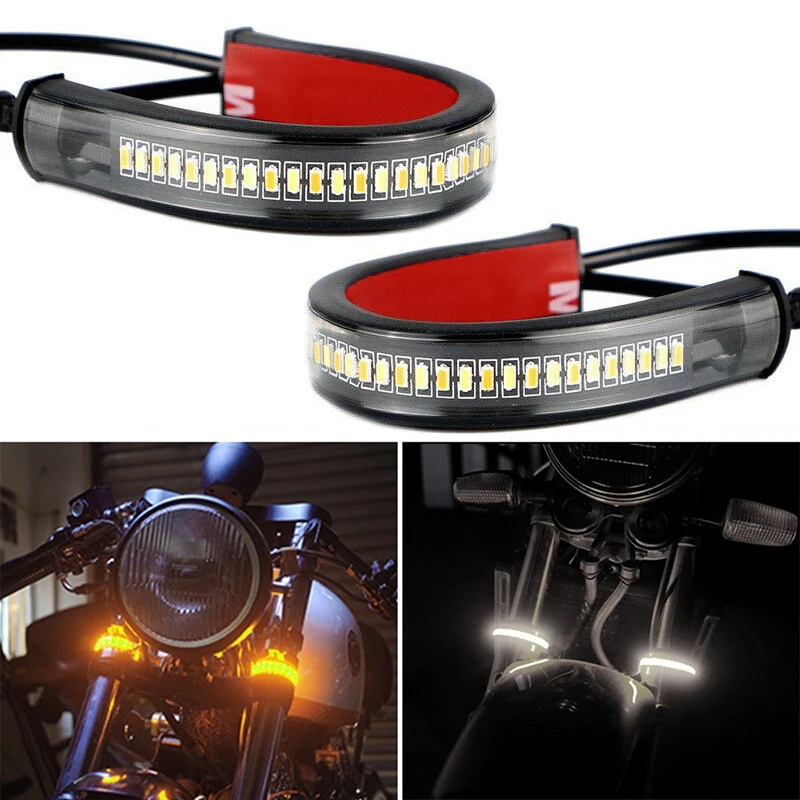 Universal Flexible LED Motorcycle Brake Light Strip Turn Signal Lamp Bar Moto License Plate Taillight LED Brake Light Bar Strip
Universal Flexible LED Motorcycle Brake Light Strip Turn Signal Lamp Bar Moto License Plate Taillight LED Brake Light Bar Strip