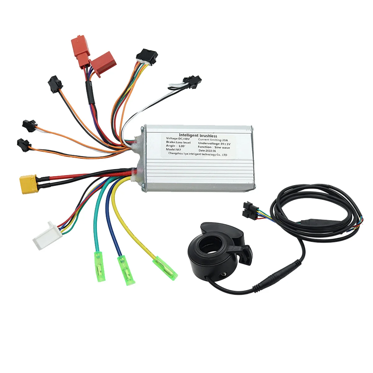 48V 20A Brushless Controller Motor+Accelerator Kit for Xiaomi Electric Scooter Speed Regulator Scooter Accessories
48V 20A Brushless Controller Motor+Accelerator Kit for Xiaomi Electric Scooter Speed Regulator Scooter Accessories