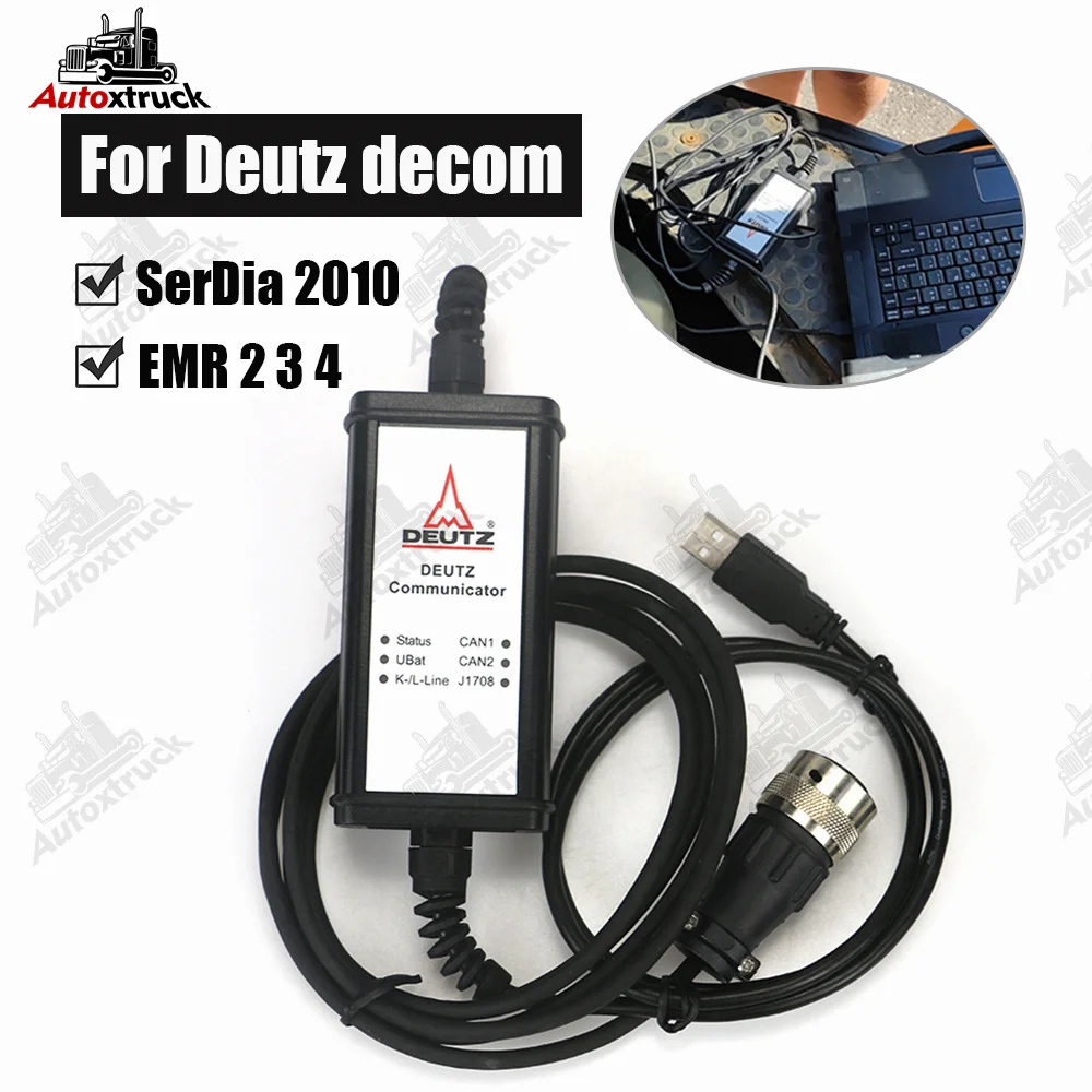 For Deutz Diagnostic tool deutz decom SerDia 2010 EMR2 3 4 engine communicator diagnostic scanner programming tool
For Deutz Diagnostic tool deutz decom SerDia 2010 EMR2 3 4 engine communicator diagnostic scanner programming tool