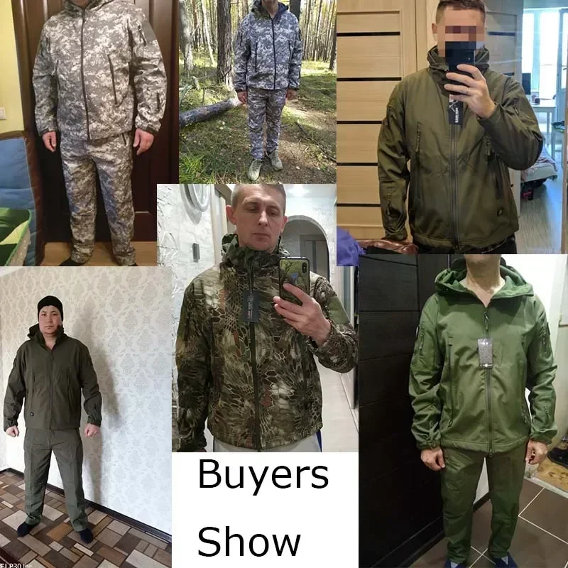 

Fleece Military Tactical Outdoor Men Army Working Clothing Camo Clothes Russian Assult Uniform Hunting Combat