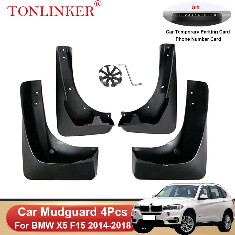 TONLINKER Car Mudguard For BMW X5 F15 2014 2015 2016 2017 2018 Mudguards Splash Guards Front Rear Fender Mudflaps Accessories
TONLINKER Car Mudguard For BMW X5 F15 2014 2015 2016 2017 2018 Mudguards Splash Guards Front Rear Fender Mudflaps Accessories
