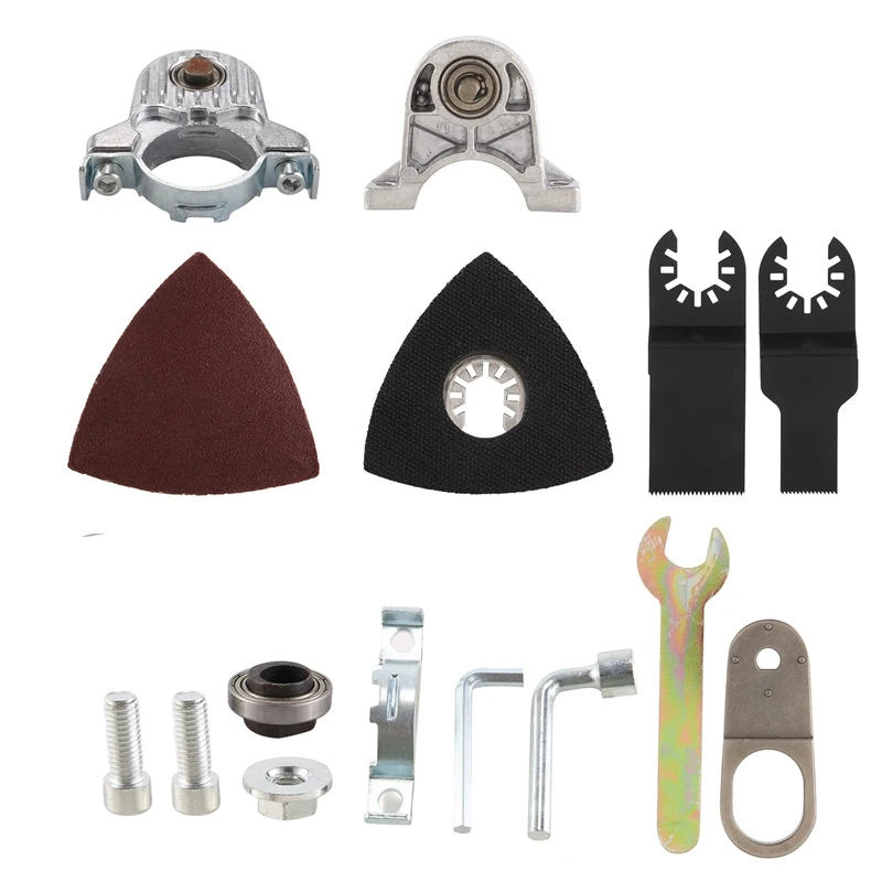 Electric Angle Grinder Modification Tool Grinder Cutting Machine Adapter-Kit Woodworking Oscillating Tool Adapter
Electric Angle Grinder Modification Tool Grinder Cutting Machine Adapter-Kit Woodworking Oscillating Tool Adapter