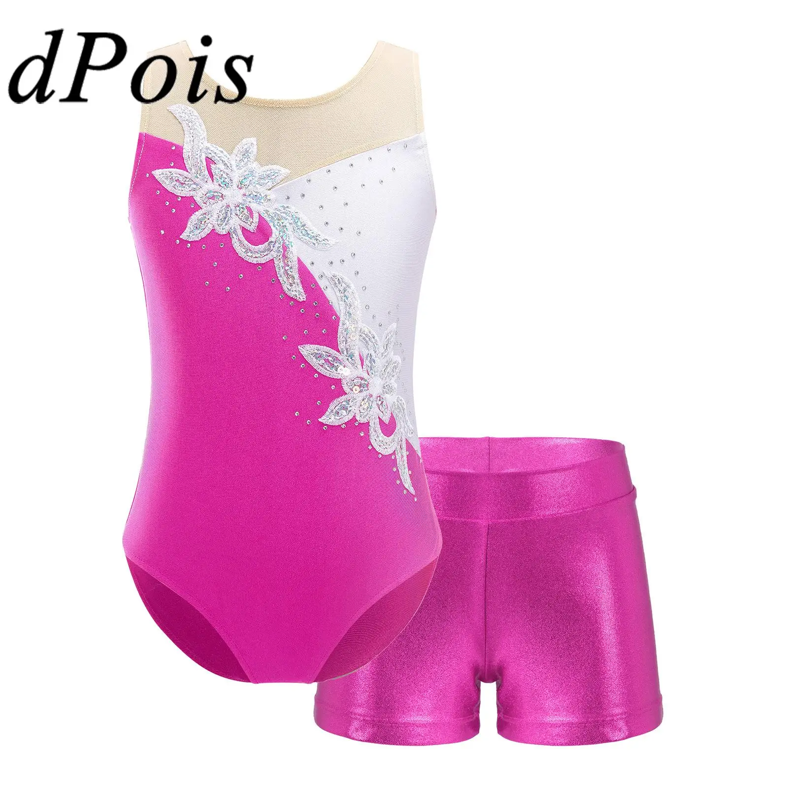 Kids Girls Sleeveless Ballet Leotard with Shorts Yoga Sets Childs Gymnastics Bodysuit for Girls Children Ballet Dance Outfit
Kids Girls Sleeveless Ballet Leotard with Shorts Yoga Sets Childs Gymnastics Bodysuit for Girls Children Ballet Dance Outfit