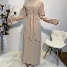2022 Latest Silky Smooth Fabric Muslim Robe Abaya Syari Female Full Length Simple Muslim Abaya Worship Service Abayas with Belt
2022 Latest Silky Smooth Fabric Muslim Robe Abaya Syari Female Full Length Simple Muslim Abaya Worship Service Abayas with Belt