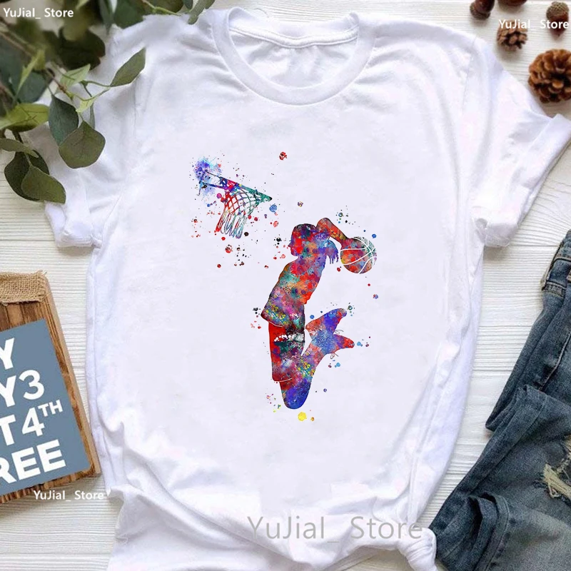 Basketball It´S In My Dna Print T Shirt Girls Watercolor Fashion Gift For Basketball Lover Tshirt Femme Harajuku Shirt Tops
Basketball It´S In My Dna Print T Shirt Girls Watercolor Fashion Gift For Basketball Lover Tshirt Femme Harajuku Shirt Tops