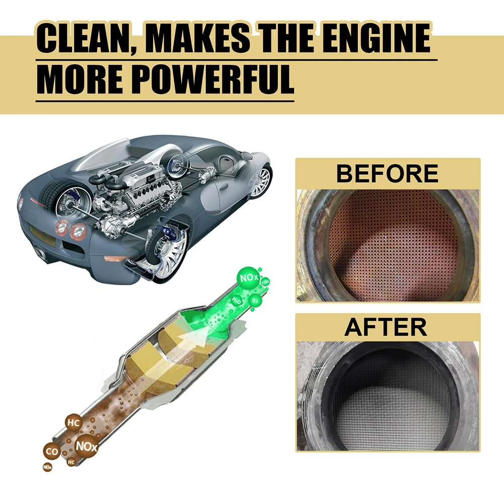 1pc 43g Vehicle Engine Catalytic Converter Cleaner Deep Cleaning Multipurpose 30ML Removes Carbon From The Vehicle's Oil System
1pc 43g Vehicle Engine Catalytic Converter Cleaner Deep Cleaning Multipurpose 30ML Removes Carbon From The Vehicle's Oil System