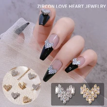 5pcs/lot, 3d Nail Art Heart-Shaped Zircon Nail Decorative Diamond Accessory Nail Crystal Diamond For Nail Tips
5pcs/lot, 3d Nail Art Heart-Shaped Zircon Nail Decorative Diamond Accessory Nail Crystal Diamond For Nail Tips