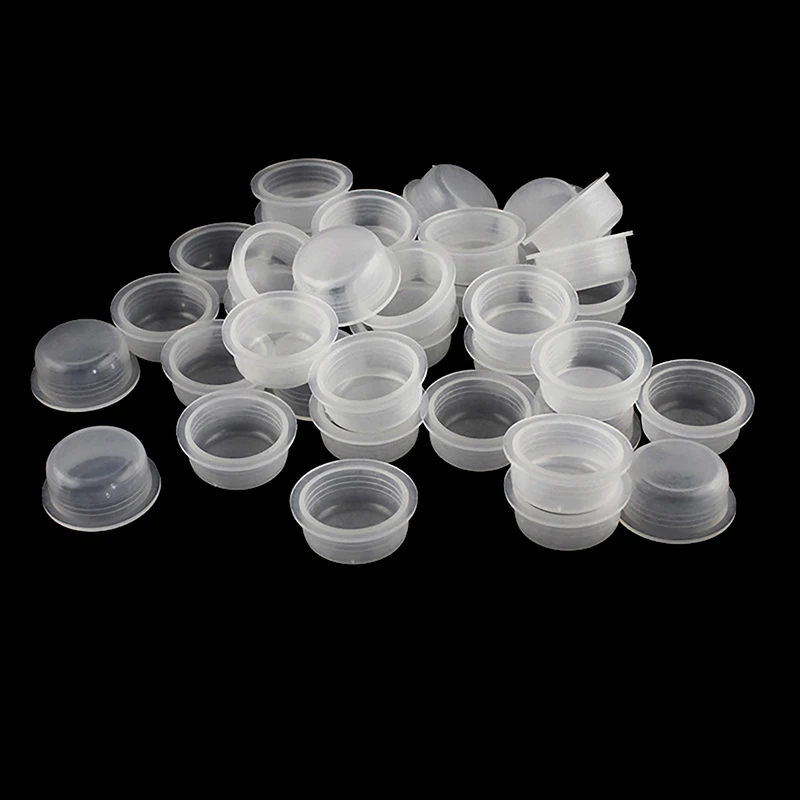100pcs Disposable Tattoo Ink Cups Caps Permanent Makeup Pigment self standing Plastic Ink Container Cap Tattoo Accessories
100pcs Disposable Tattoo Ink Cups Caps Permanent Makeup Pigment self standing Plastic Ink Container Cap Tattoo Accessories