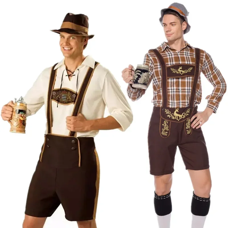 Oktoberfest Costume Man Bavarian Octoberfest German Festival Beer Cosplay Adult Male Halloween Party Costumes Set
Oktoberfest Costume Man Bavarian Octoberfest German Festival Beer Cosplay Adult Male Halloween Party Costumes Set