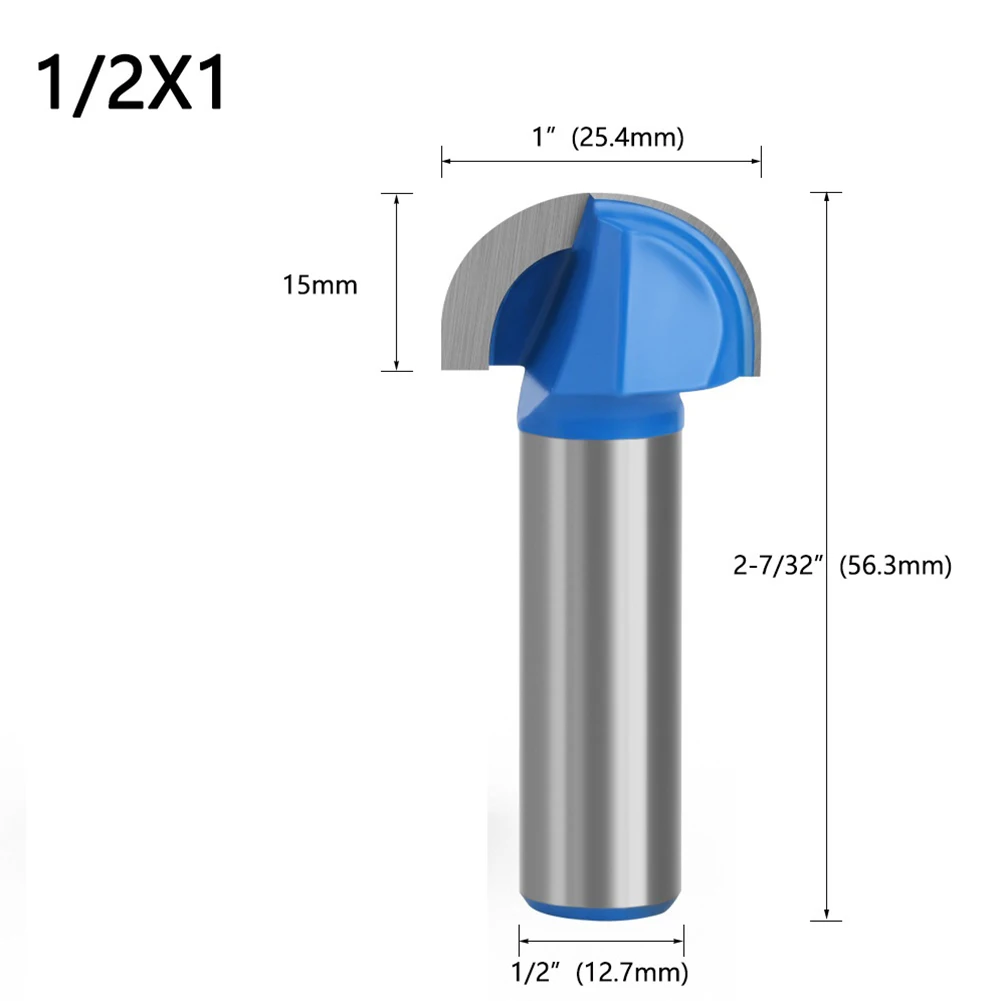Milling Cutter Router Bit 12.7mm Shank 1Pcs 45# Steel Two Flutes With Bearing Carpentry DIY Tools High Quality
Milling Cutter Router Bit 12.7mm Shank 1Pcs 45# Steel Two Flutes With Bearing Carpentry DIY Tools High Quality