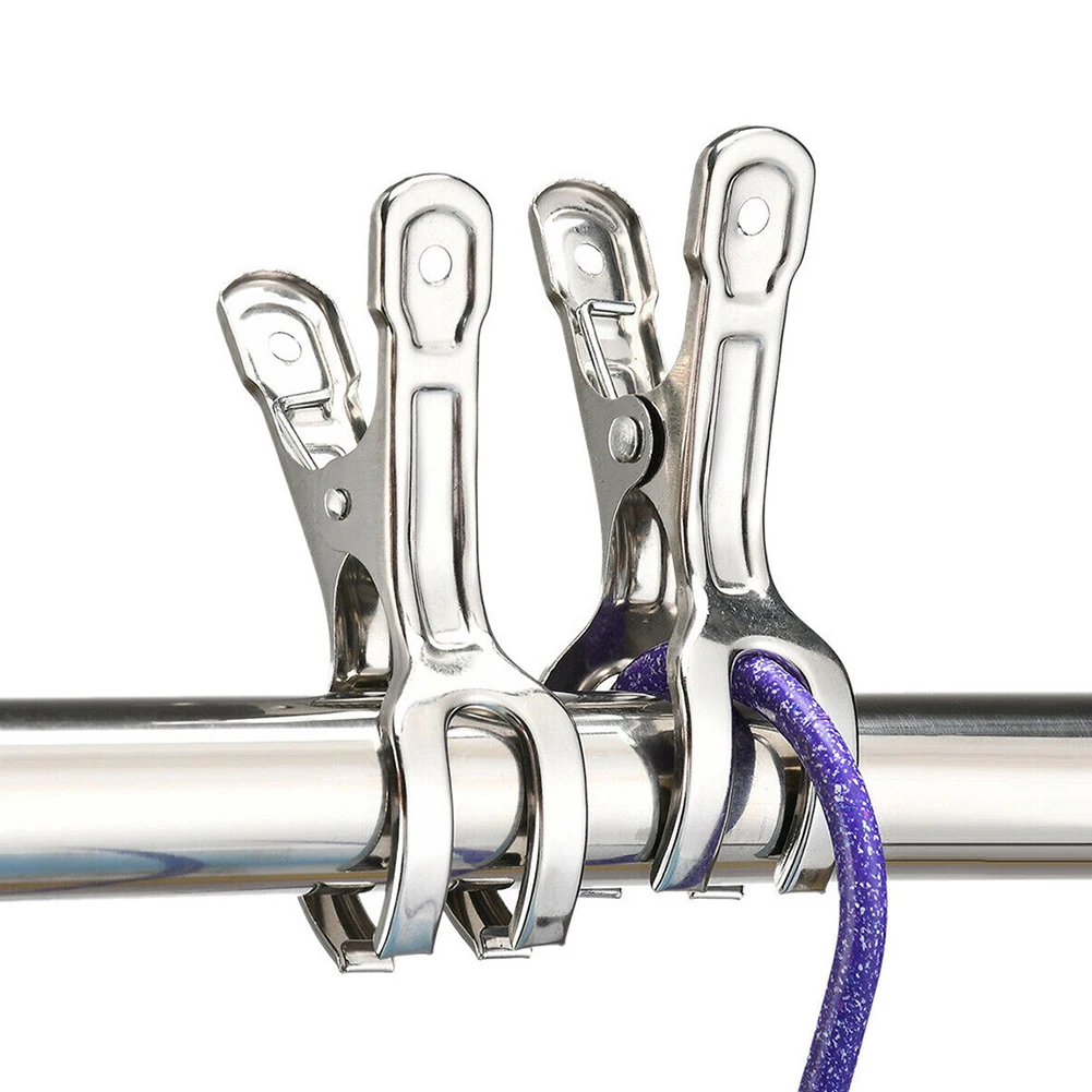 6Pcs 9CM Stainless Steel Heavy Duty Large Beach Towel Clips Clothes Pegs Pins Spring Clamp Large Clips For Clothes Gadgets
6Pcs 9CM Stainless Steel Heavy Duty Large Beach Towel Clips Clothes Pegs Pins Spring Clamp Large Clips For Clothes Gadgets