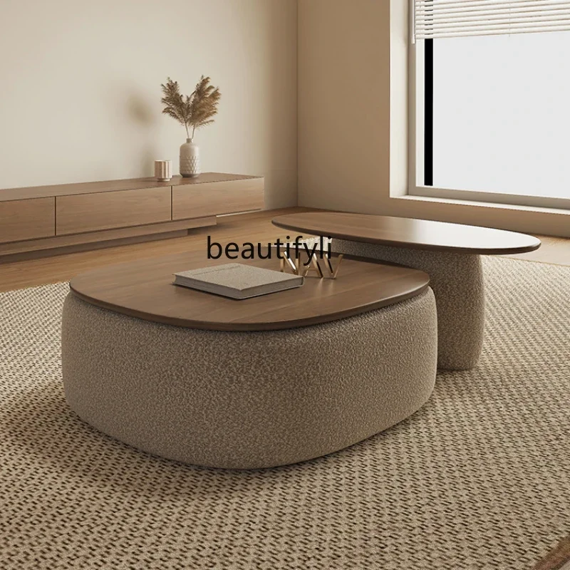 Simple and Modern Coffee Table Walnut Color Small Apartment Living Room Home Size Coffee Table Combination New
Simple and Modern Coffee Table Walnut Color Small Apartment Living Room Home Size Coffee Table Combination New