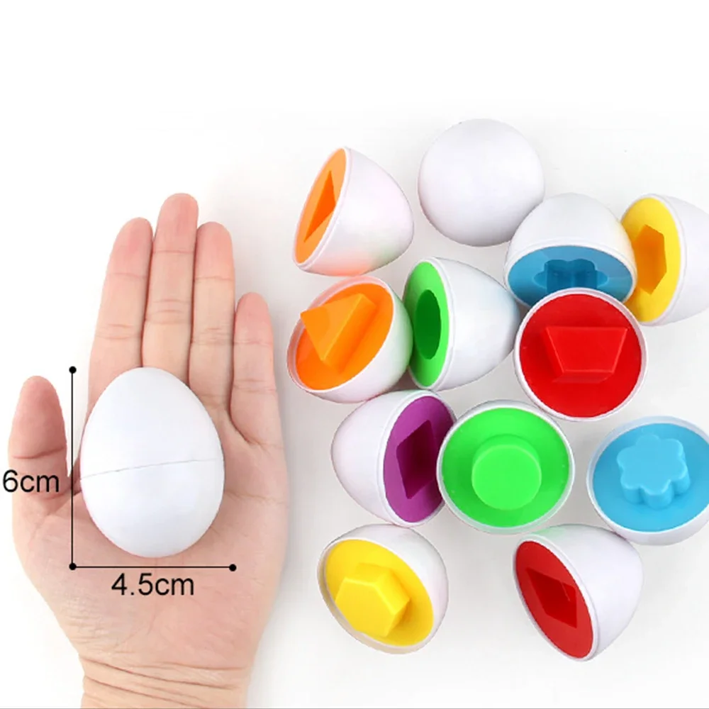 6Pcs Egg Toy Puzzle Game Infant Baby Toys Educational Toys Recognize Color Shape Kids Toddler Matching Toy Funny Children's Gift
6Pcs Egg Toy Puzzle Game Infant Baby Toys Educational Toys Recognize Color Shape Kids Toddler Matching Toy Funny Children's Gift