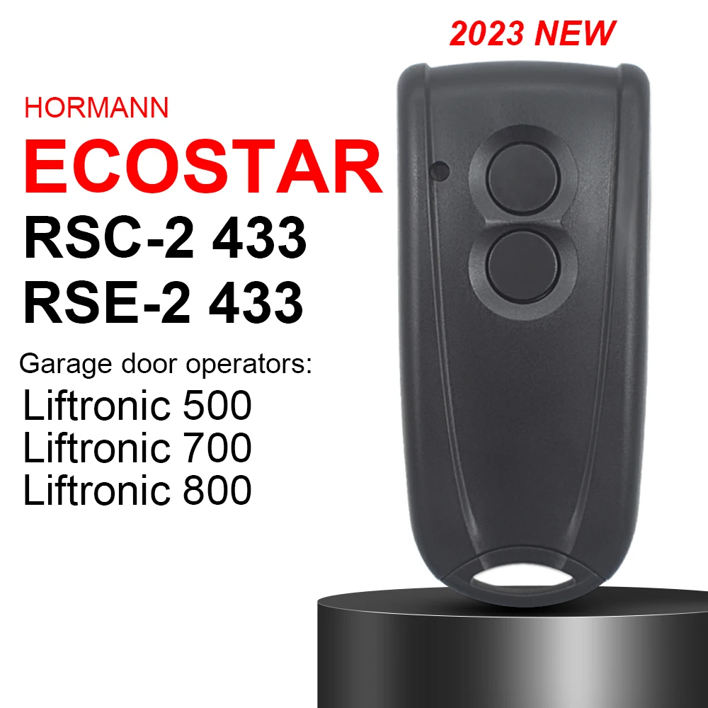 1-20PCS HORMANN ECOSTAR RSC2 Remote control, RSE2 Compatible 433,92Mhz Hand Transmitter Rolling code 433 MHZ Garage Door Opener
1-20PCS HORMANN ECOSTAR RSC2 Remote control, RSE2 Compatible 433,92Mhz Hand Transmitter Rolling code 433 MHZ Garage Door Opener