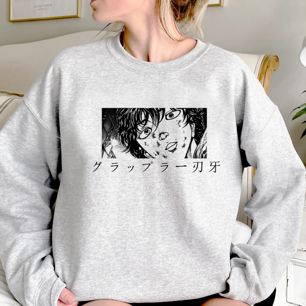 Baki Hanma hoodies women Winter japanese anime vintage Pullover pulls women anime clothes 
Baki Hanma hoodies women Winter japanese anime vintage Pullover pulls women anime clothes