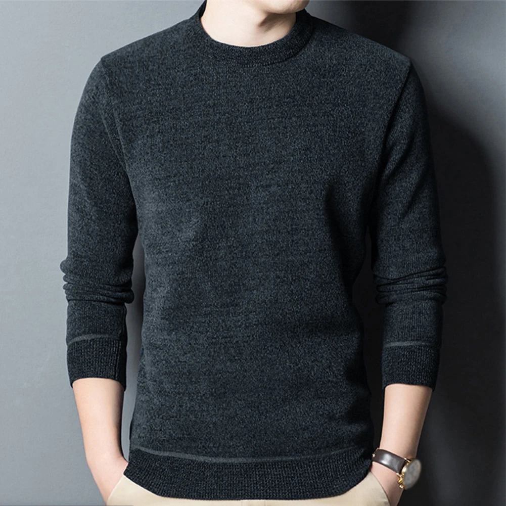 Fashion Men's O-neck Sweater Autumn Winter Warm Fleece Thick Knitted Pullovers Long Sleeve Sweaters Male Tops
Fashion Men's O-neck Sweater Autumn Winter Warm Fleece Thick Knitted Pullovers Long Sleeve Sweaters Male Tops