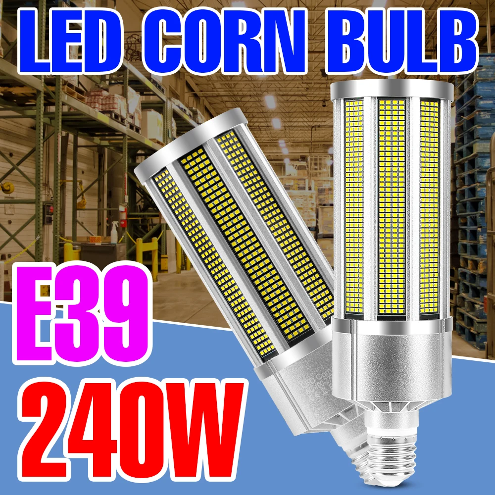 E39 LED Light Bulb 220V Corn Lamp 150W 200W 240W Warm White Leds Lampada 110V Bombillas High Power Ampoule For Home Warehouses
E39 LED Light Bulb 220V Corn Lamp 150W 200W 240W Warm White Leds Lampada 110V Bombillas High Power Ampoule For Home Warehouses