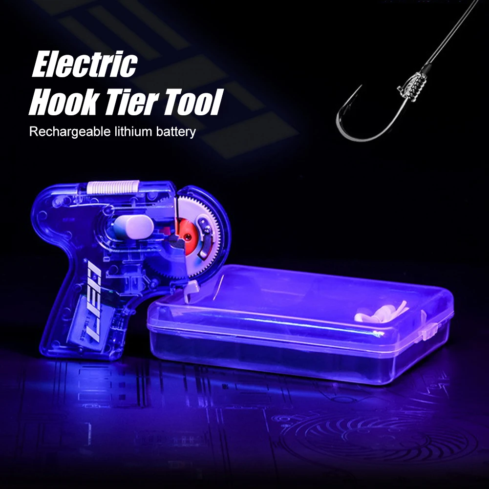 Fishing Hook Tier Tool 300mAh USB Rechargeable Electric Fish Hook Tier Knot Machine Automatic Fishing Hook Line Tie Accessories
Fishing Hook Tier Tool 300mAh USB Rechargeable Electric Fish Hook Tier Knot Machine Automatic Fishing Hook Line Tie Accessories