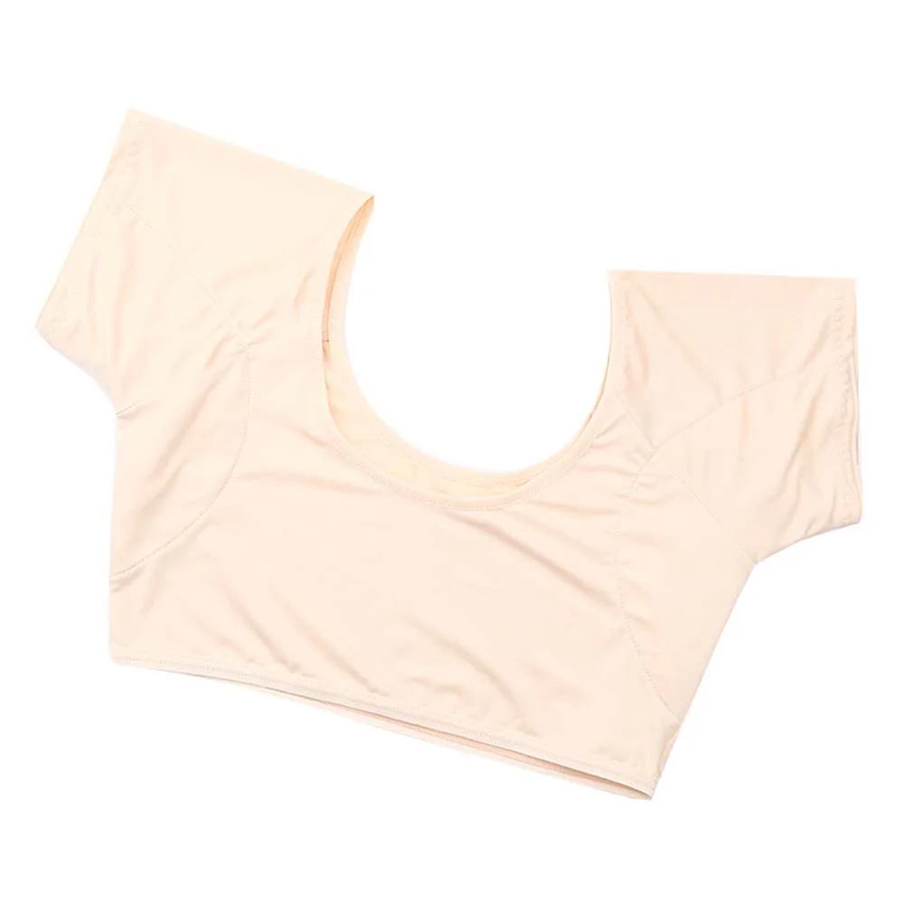 

Underarm Sweat Pads Armpit Undershirt Women's Sweatshirts Vest with Guard Milk Silk