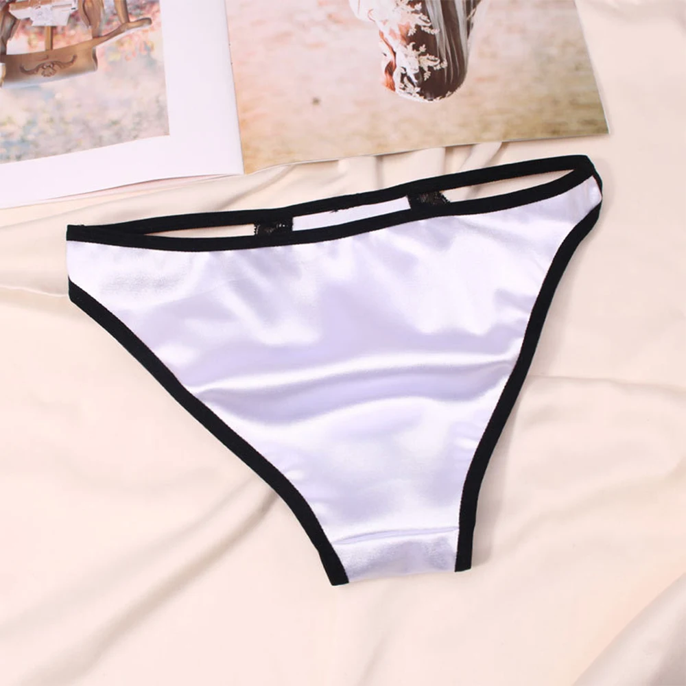 Women Ice Silk Brief Underwear Sexy Solid Color Panties Fashion Thong Comfort Briefs Low Waist Seamless Underpants Lingerie
Women Ice Silk Brief Underwear Sexy Solid Color Panties Fashion Thong Comfort Briefs Low Waist Seamless Underpants Lingerie