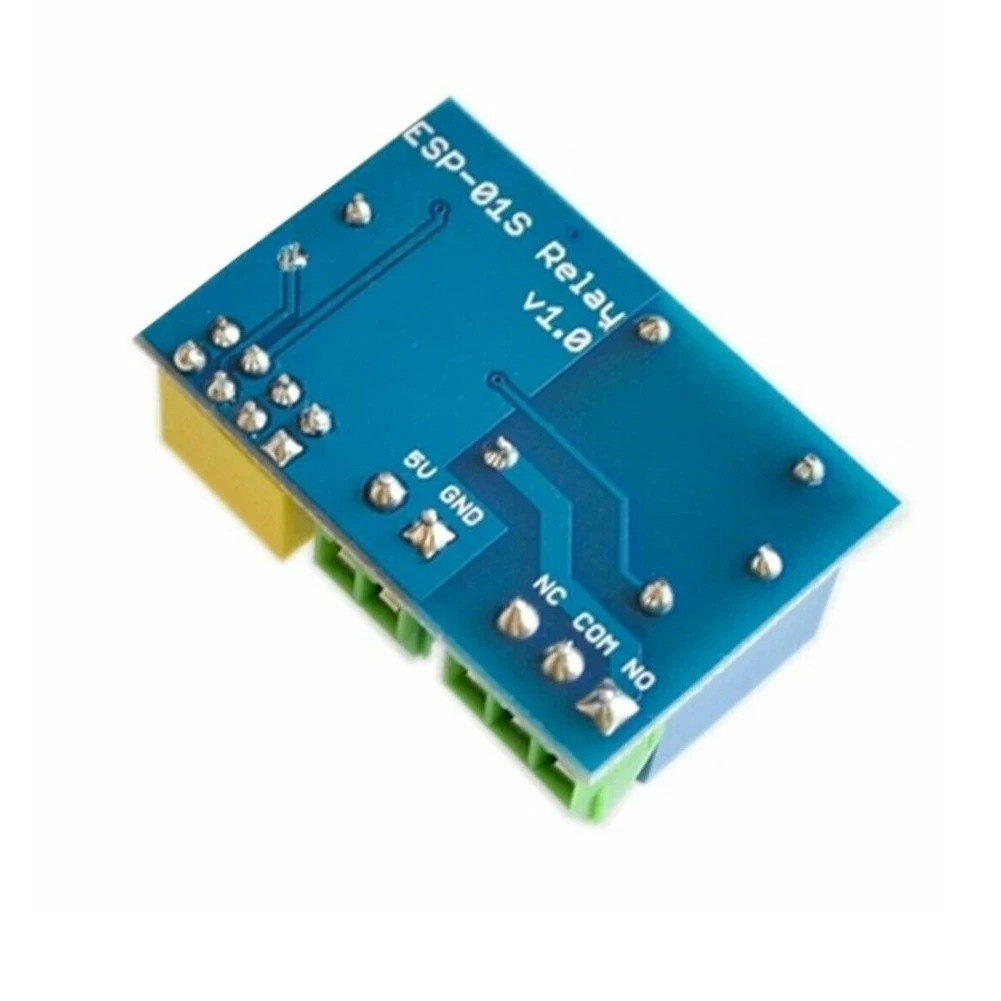 ESP8266 ESP-01S 5V Wireless WiFi Relay Module Smart Home Remote Control Unlock 37*25mm DC 5V Smart Home Relay Module
ESP8266 ESP-01S 5V Wireless WiFi Relay Module Smart Home Remote Control Unlock 37*25mm DC 5V Smart Home Relay Module