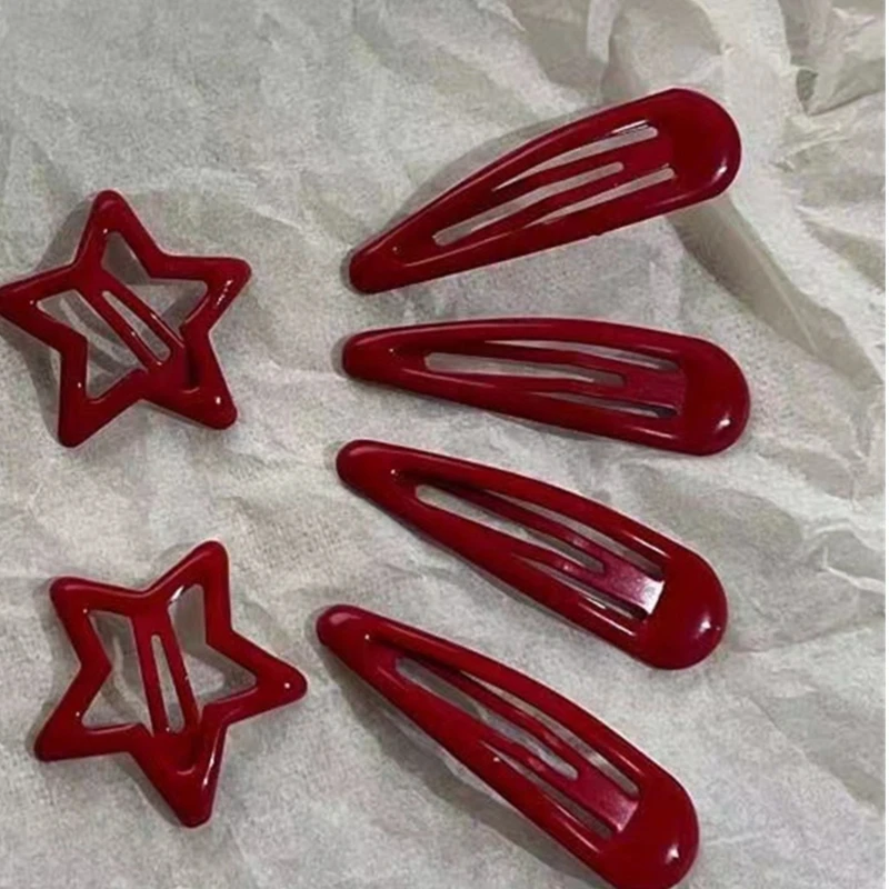 10 шт., заколка для волос, красные металлические заколки для волос, брошь, зажимы для волос, заколки для волос 
10 шт., заколка для волос, красные металлические заколки для волос, брошь, зажимы для волос, заколки для волос