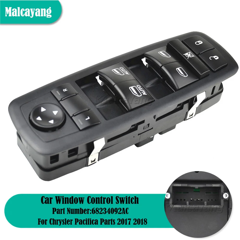 Автомобильные аксессуары для Chrysler Pacifica, запчасти 2017 2018 68234092AC, автомобильная передняя дверь, Электрический главный оконный переключатель, автозапчасти
Автомобильные аксессуары для Chrysler Pacifica, запчасти 2017 2018 68234092AC, автомобильная передняя дверь, Электрический главный оконный переключатель, автозапчасти