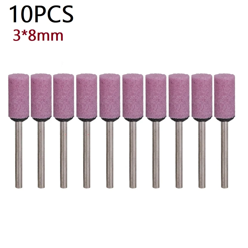 10pcs Abrasive Mounted Stone 3*8mm Blue Corundum DIY Flat Head Cylindrical For Rotary Grinding Stone For Power Tool Accessory
10pcs Abrasive Mounted Stone 3*8mm Blue Corundum DIY Flat Head Cylindrical For Rotary Grinding Stone For Power Tool Accessory