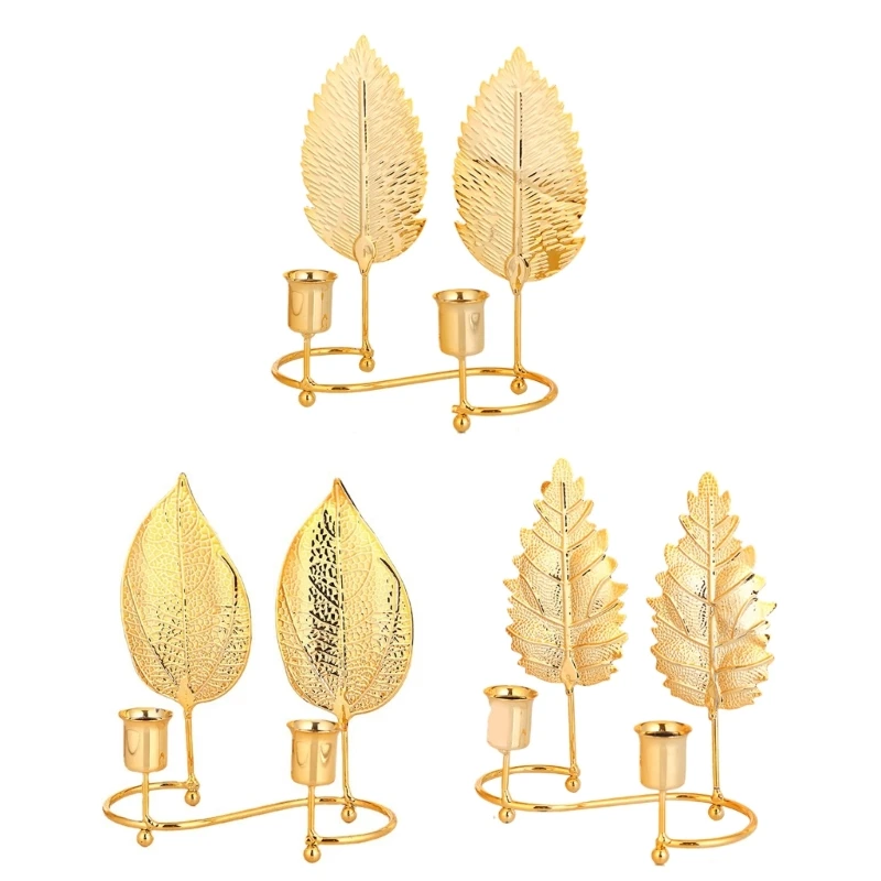 Metal Candle Holder Leaf Decorative Candle Stand Candlestick Desktop Ornaments for Wedding Party Bedroom Decoration
Metal Candle Holder Leaf Decorative Candle Stand Candlestick Desktop Ornaments for Wedding Party Bedroom Decoration