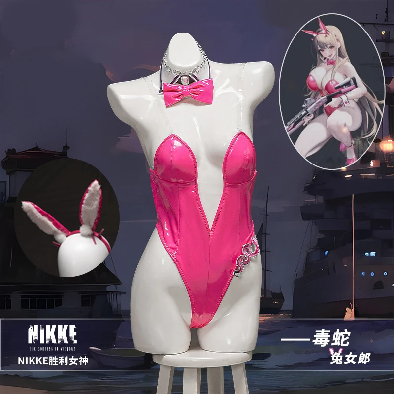 NIKKE:The Goddess of Victory Bunny Girl Cosplay Costumes Women Sexy Leather Jumpsuit Halloween Carnival Costumes Fashion New
NIKKE:The Goddess of Victory Bunny Girl Cosplay Costumes Women Sexy Leather Jumpsuit Halloween Carnival Costumes Fashion New