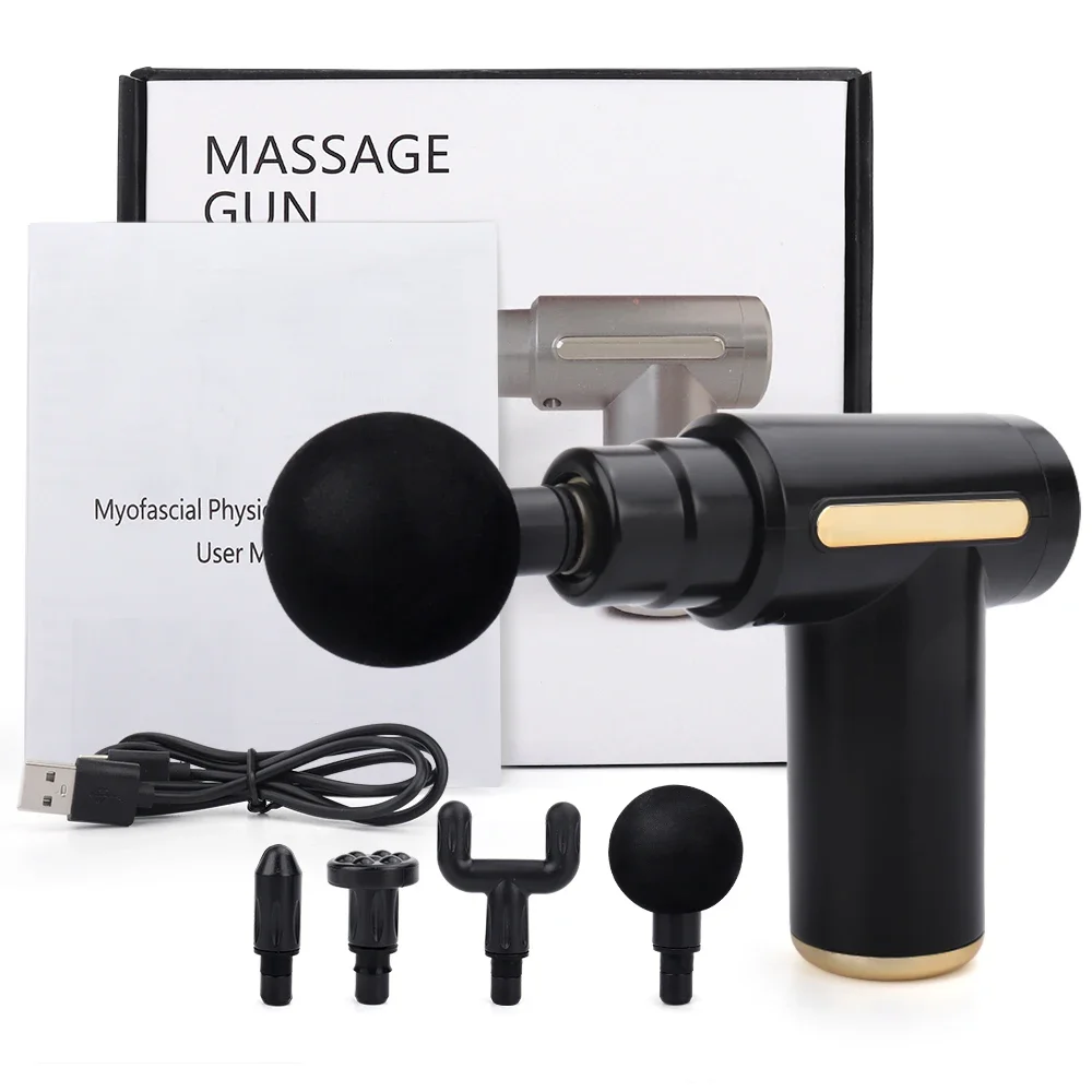 Portable Mini Massage Gun Pistol Facial Massager for Body Neck Deep Tissue Muscle Relaxation Gout Pain Relief Body Massager
Portable Mini Massage Gun Pistol Facial Massager for Body Neck Deep Tissue Muscle Relaxation Gout Pain Relief Body Massager
