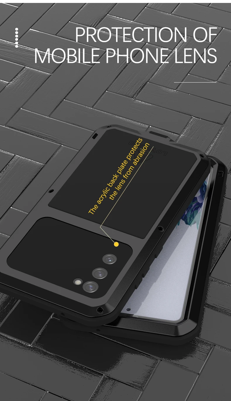 Love Mei Powerful Phone Case For Samsung Galaxy S20 Fe Metal Armor Shock Dirt Proof Water Cases For Samsung Galaxy S20 Fe 5G
Love Mei Powerful Phone Case For Samsung Galaxy S20 Fe Metal Armor Shock Dirt Proof Water Cases For Samsung Galaxy S20 Fe 5G