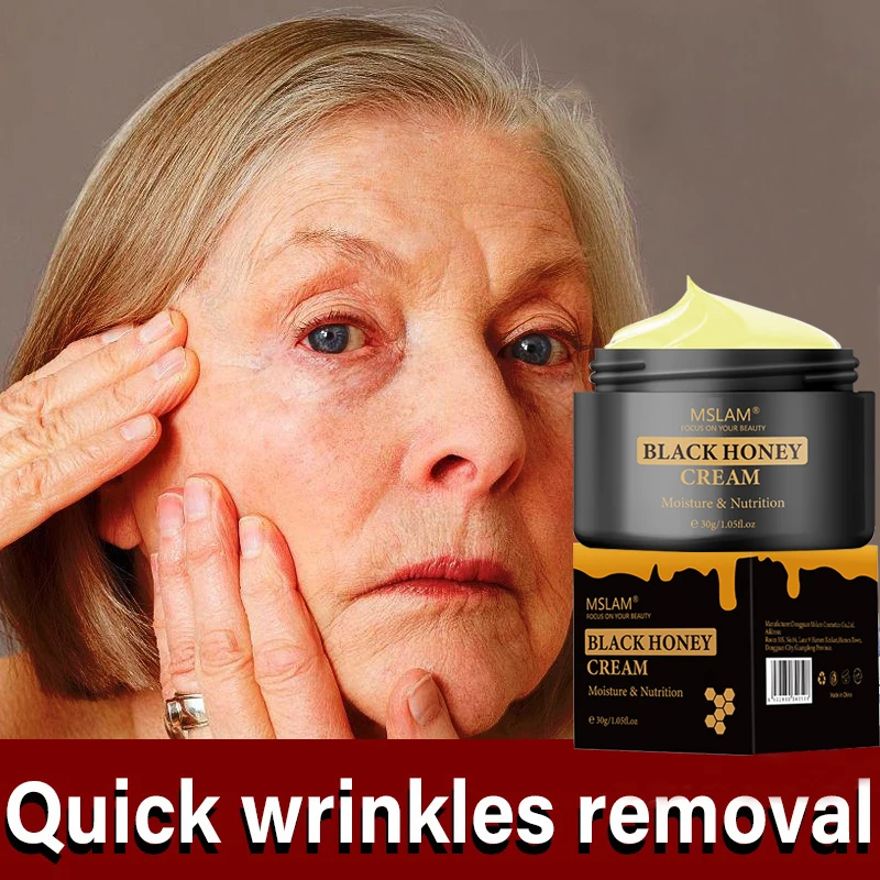 Anti-aging Wrinkle Removing Face Cream Black Honey Firming Anti-aging Face Cream Repairing Skin Elasticity Night Skin Care
Anti-aging Wrinkle Removing Face Cream Black Honey Firming Anti-aging Face Cream Repairing Skin Elasticity Night Skin Care
