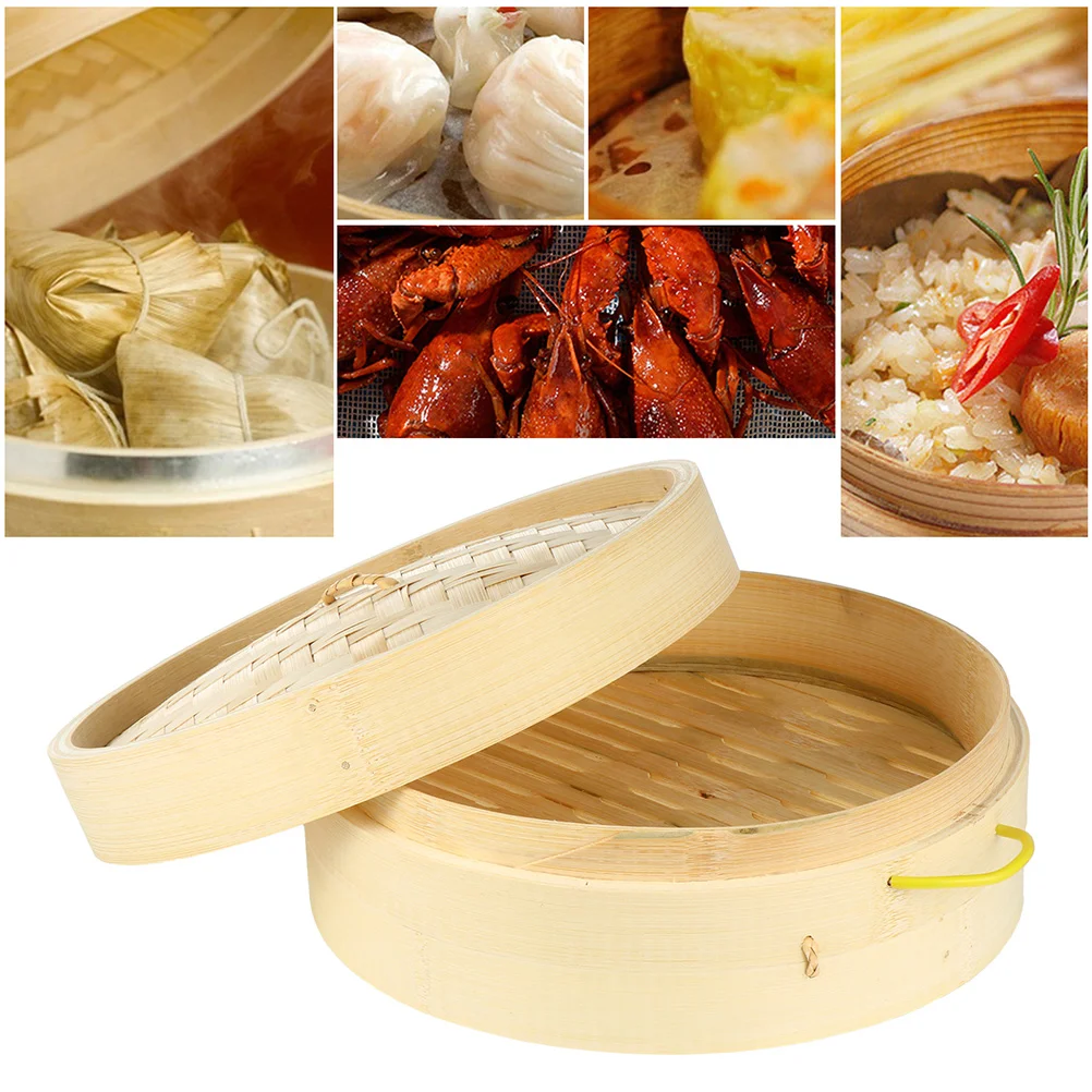 Sticky Rice Steamer Pasta Cooker Stainless Steel Steaming Basket Bamboo Reusable
Sticky Rice Steamer Pasta Cooker Stainless Steel Steaming Basket Bamboo Reusable