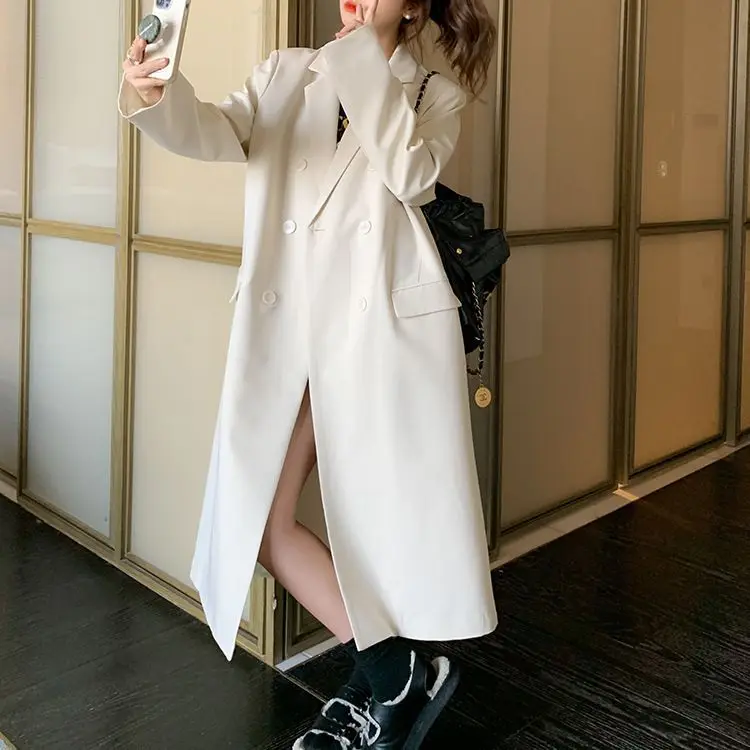 SuperAen Women's White Blazer Coat for Women Spring and Autumn 2023 New Korean Casual Style Trench Coat
SuperAen Women's White Blazer Coat for Women Spring and Autumn 2023 New Korean Casual Style Trench Coat
