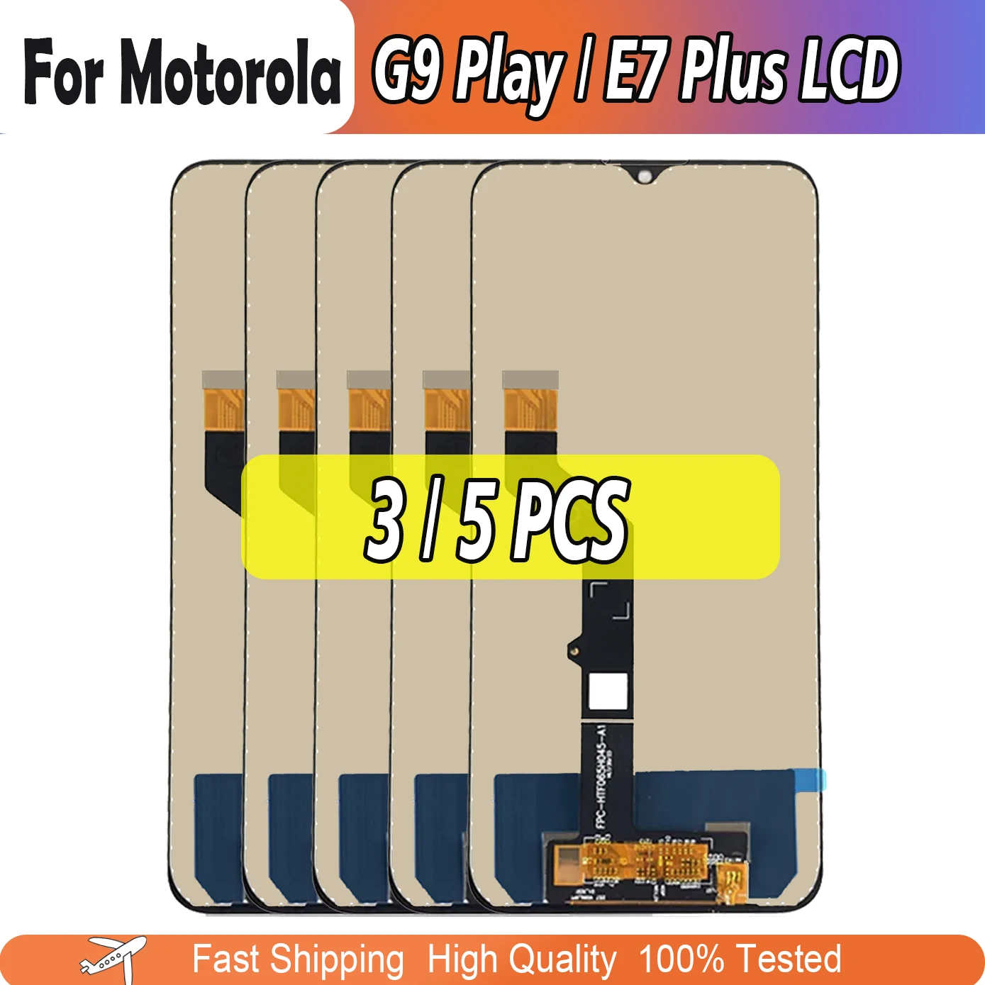 3/5Pcs 6.5" For Motorola Moto G9 Play LCD XT2083 XT2083-1 Display Touch Screen For Moto E7 Plus XT2081 Screen Digitizer Assembly
3/5Pcs 6.5" For Motorola Moto G9 Play LCD XT2083 XT2083-1 Display Touch Screen For Moto E7 Plus XT2081 Screen Digitizer Assembly