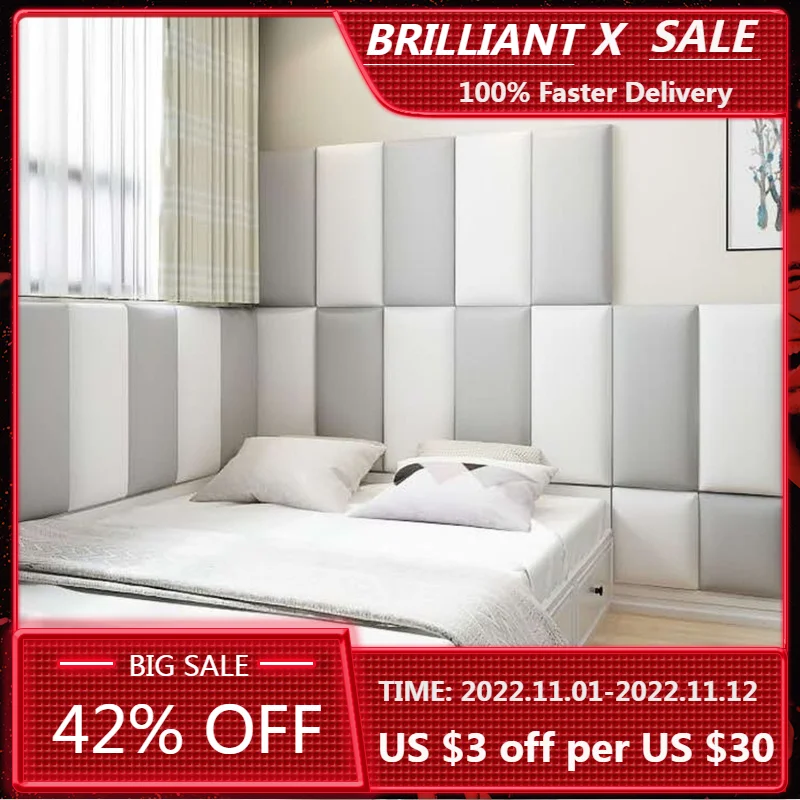 Rectangular Solid Color Pattern Kids Room Tatami Bed Soft Bag Baby Anti-collision Wall Stickers Headboard Soft 3D Wall Stickers
Rectangular Solid Color Pattern Kids Room Tatami Bed Soft Bag Baby Anti-collision Wall Stickers Headboard Soft 3D Wall Stickers
