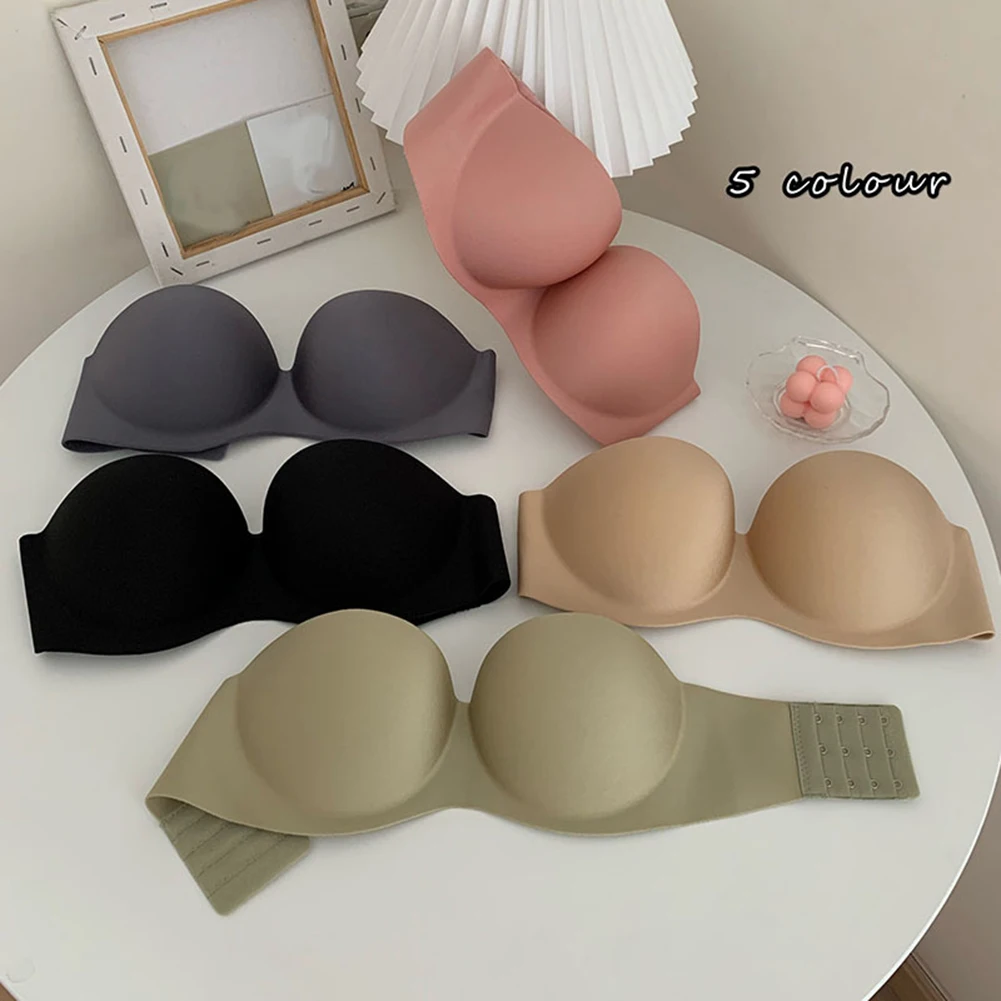 Sexy Strapless Bras Women Wireless Bralette Soft Female Underwear Ladies Seamless Bras Invisible Bra With 2pcs Straps
Sexy Strapless Bras Women Wireless Bralette Soft Female Underwear Ladies Seamless Bras Invisible Bra With 2pcs Straps