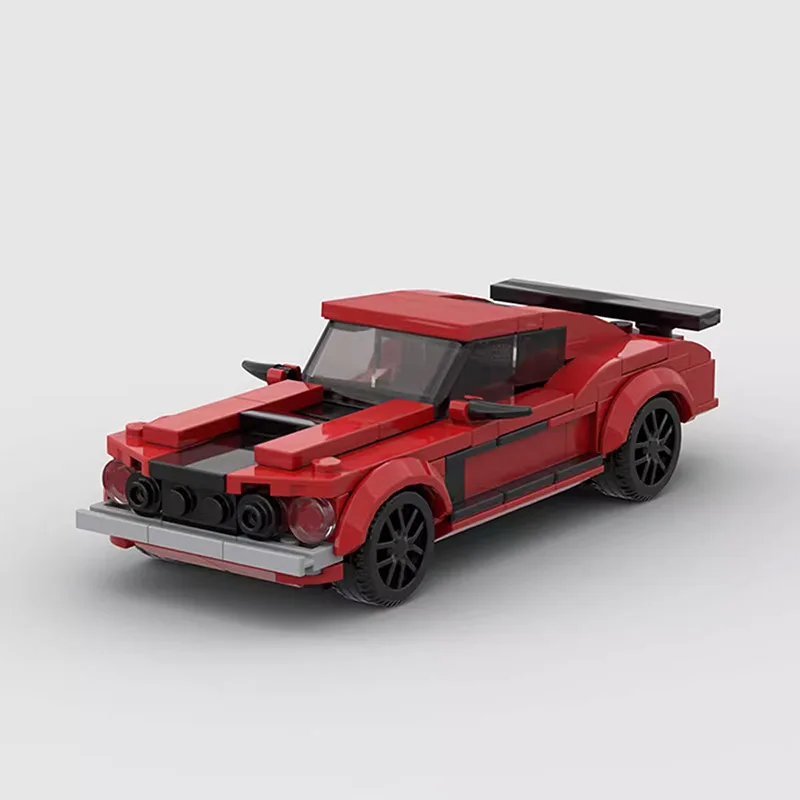 

Блок-автомобиль Ford Mustang 302, совместимый с конструкторами LEGO, Детский конструктор, гоночный спортивный автомобиль может использоваться для украшения или h