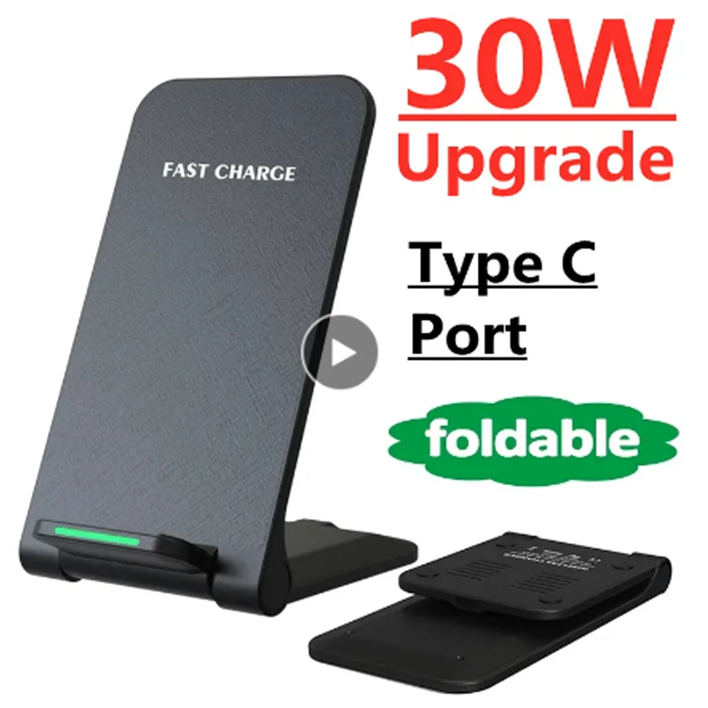 

Wireless Charger For Doogee N100 S90 S95 Nokia 9 Xr20 Ulefone Armor 17 Pro iphone 8 Fast Charging Dock Station Chargers Stand